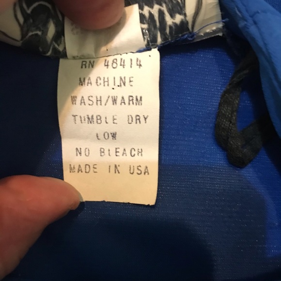 Very nice Royal Blue Dress. Size 14 - Picture 6 of 7